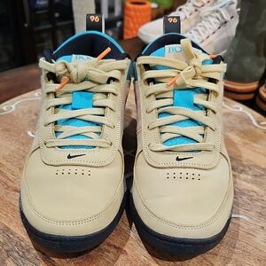 Nike Book 1 Mowab Tan and Blue Sneakers Soze 9.5